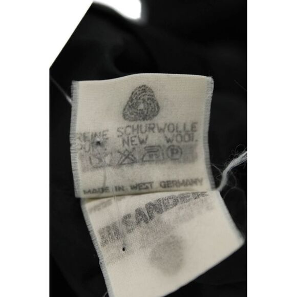 Jil Sander Womens Zip Up Mini Pencil Skirt Black Wool Size EUR 34 - Picture 5 of 6